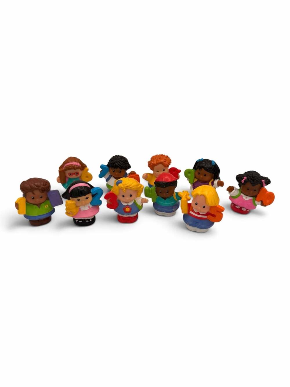 Fisher-Price Little People Time to Learn  Numbers Complete Set of 10 Figures